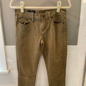 J. Crew Women's Olive Toothpick Ankle Jean